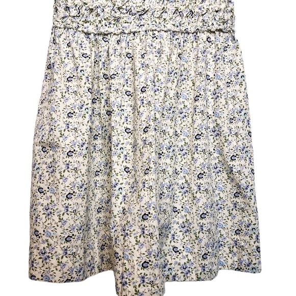 FREE PEOPLE NWT Petunia Smocked Floral  Mini Dress Size Small in Tea Combo - Picture 7 of 16